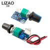 12V PWM Регулятор скорости вентилятора, 4-проводной ручной регулятор с контролем температуры и выключателем для кулеров ПК CPU