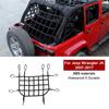 Mesh Cargo Net Trunk Cargo Net for Jeep Wrangler JK JKU 2007-2017 1 PC Black