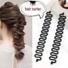 Korean Retro Bow Bun Hairstyle Tool - Versatile Hair Styling Stick for Women
