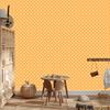 Cream and gold dots wallpaper, soft shapes for living room and bedroom 50x1000