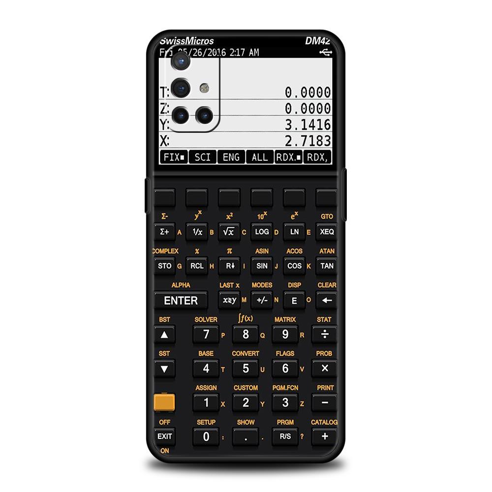 Ретро-чехол-телефон-калькулятор для OnePlus 13 12 11 10 9 8 7T Pro 13R 12R 10R 9RT 8T Nord N200 N30 2T CE 2 3 5G Lite Мягкий чехол