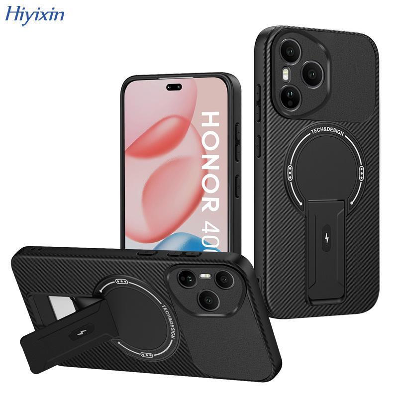 Подходит для Honor X1d чехол для мобильного телефона с кронштейном из углеродного волокна Huawei Honor X1C магнитная зарядка противоударный защитный чехол