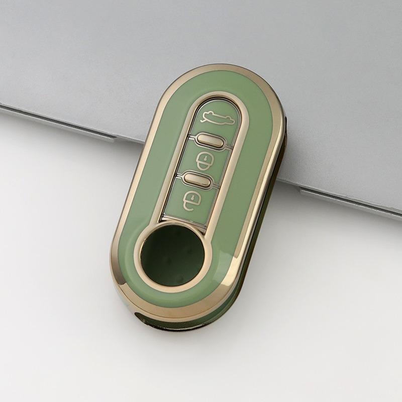 For FIAT 500 Ducato Panda Punto 500L Lancia Musa TPU Key Cover Key Case Shell Fob Protector Key Accessories
