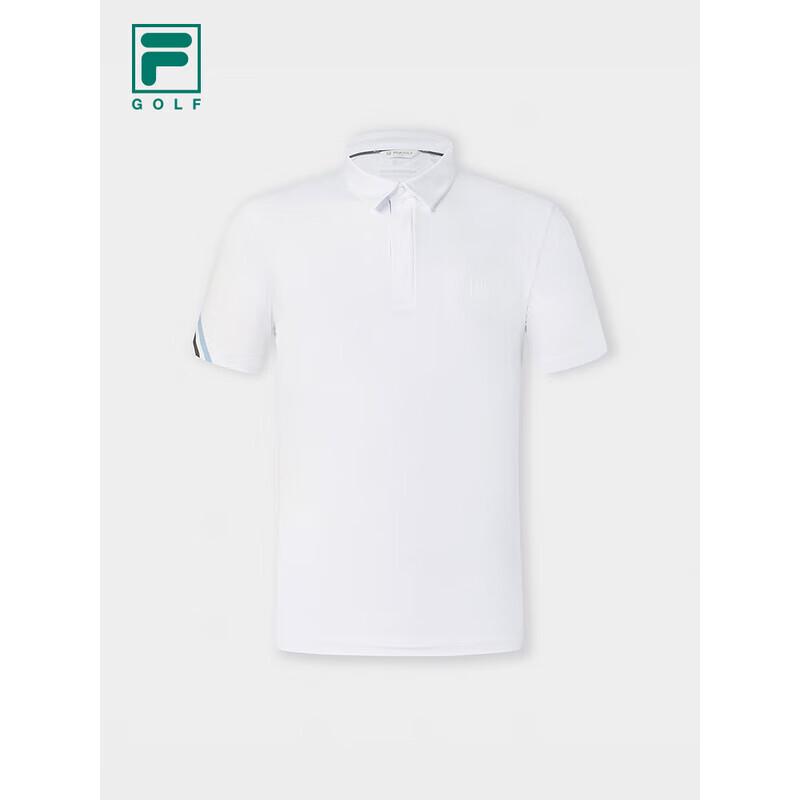 FILA Men's Golf Sun Protection Knitted Polo Shirt