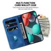 For iPhone 17 Pro Stand Case 7-Shaped Pattern Imprint Leather Phone Cover with Strap