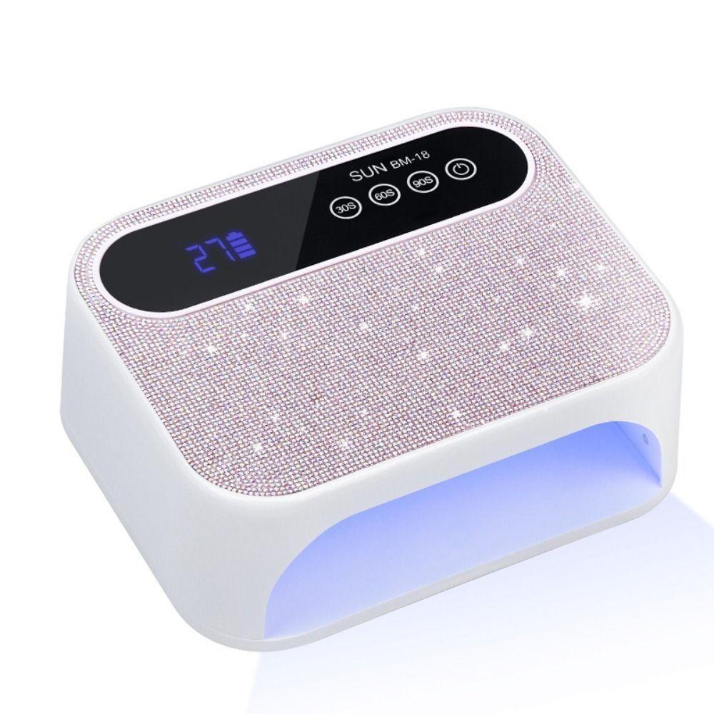 Rechargeable UV LED Nail Light Portable Cordless UV Light Nail Art Dryer UV Nail Lamp  Home Use