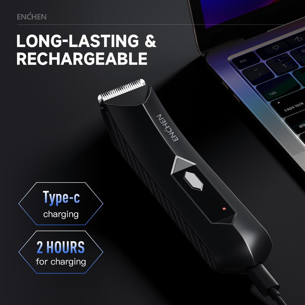 Xiaomi Электрический триммер для волос на теле ENCHEN Spark 2, бритва с безопасными для кожи лезвиями