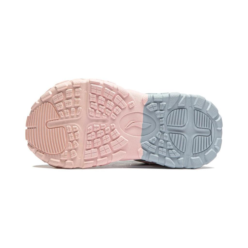 Li Ning Kids Trekking 2 модные универсальные прочные дышащие сандалии детские сандалии черные фиолетовые YKKU004-2