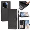 Happy Heart Pattern Magnetic Closure Vegan Leather Phone Case With Wrist Strap For vivo X200 FE