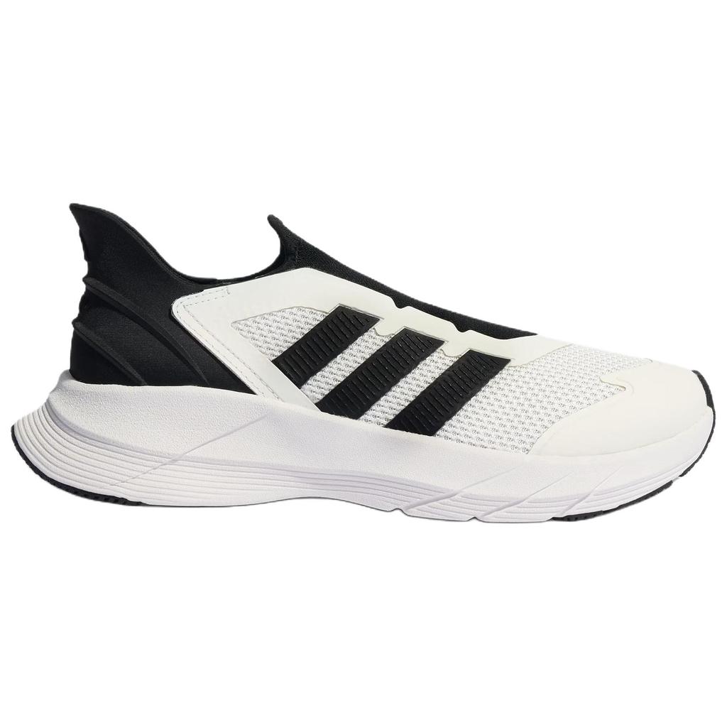 adidas Нескользящие Устойчивые к истиранию Низкие Беговые Кроссовки Унисекс Черно-Белые JQ7574