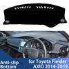 Для Toyota Fielder AXIO 2014 2015 2016 2017 2018 2019 Авто Накладка на приборную панель Коврик на приборную панель Коврик Панель Ковер Dashmat Защитные коврики от УФ-лучей