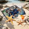 Custom Name Personalized Kylian Mbappe Print Beach Towel, for Trip Camping Beach Party Home Decor, Birthday Gift for Family & Friends