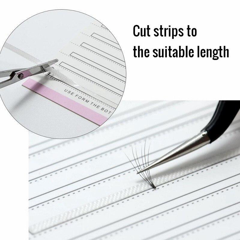 ANNAFRIS Полоса для наращивания ресниц, поддон для хранения готовых вееров, липкая лента для объема ресниц, инструмент для макияжа