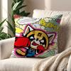 Cartoon Aggretsuko Cool cushion cover For Pillow Printing Sofa Decoration Home Car Room Coffee Shop Office Nordic Simplicity