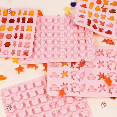 Силиконовая форма для шоколада в виде микса фруктов и животных, кролика, рыбы, помадки, конфет, желе, геометрическое сердце, украшение для торта, выпечка, лед, подарки
