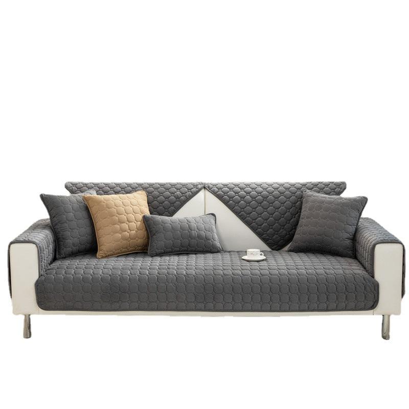 Новая подушка для дивана Four Seasons, универсальная нескользящая подушка, вельветовый простой современный чехол для дивана, тканевый чехол