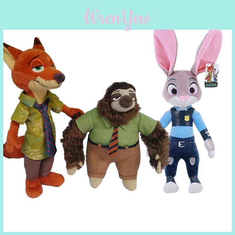 Crystal Ultra Soft Crazy Animal City Plush Toy Bunny Judy Fox Stuffed Animal Doll Pillow