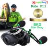 SOUGAYILANG Рыболовная катушка для наживки 12 +1 экранированные подшипники 17-фунтовые катушки для ловли наживку