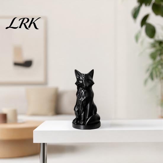 Современное Арт Украшение Геометрическая Граненная Фигурка Лисы, 3D Печатная Сидящая Статуэтка, Современная Скульптура Скульптура, Коллекционный Настольный Орнамент