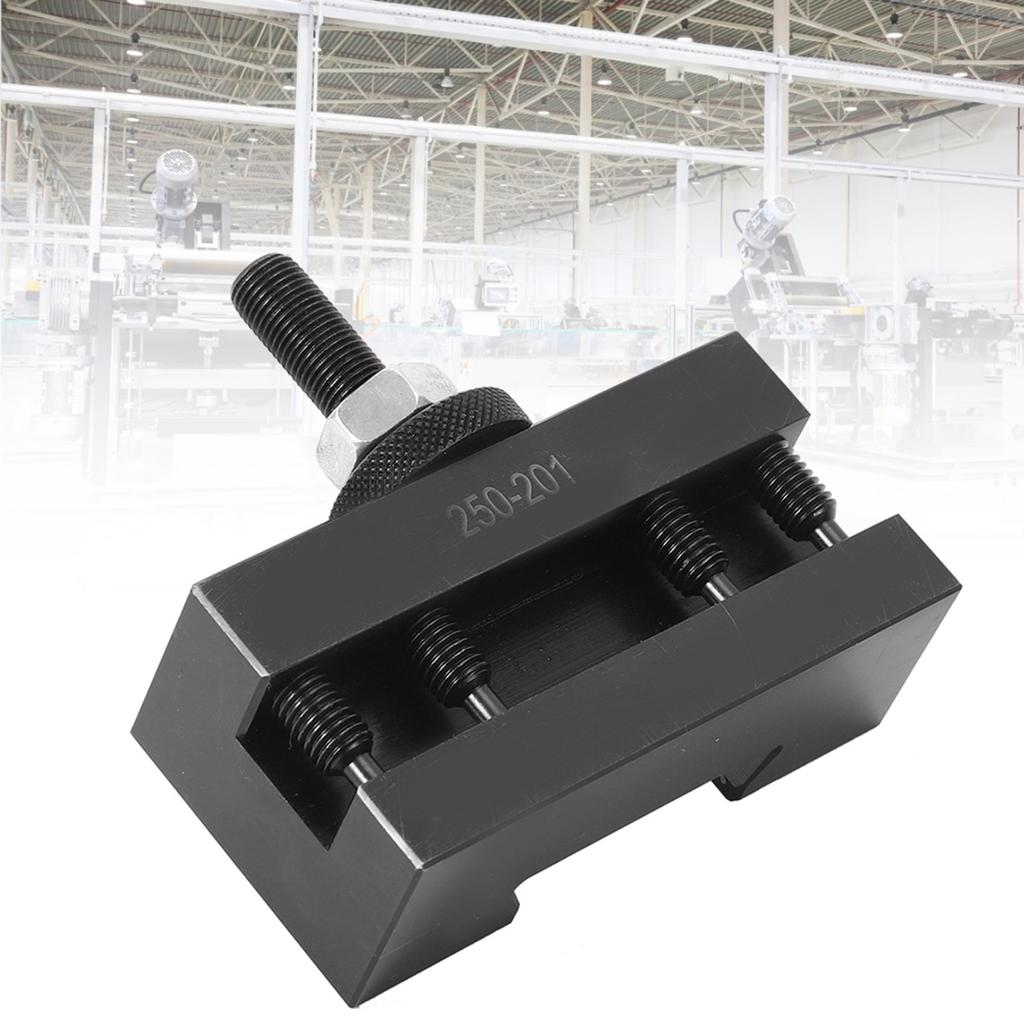 Tool Post Holder CNC Fast Change Turning Facing Replace Assembly Tool Lathe 250‑201