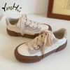 2024 New Women's Vulcanize Shoes Retro Korean Style All-match Platform Casual Comfortable Sneakers Fashion Spring Autumn