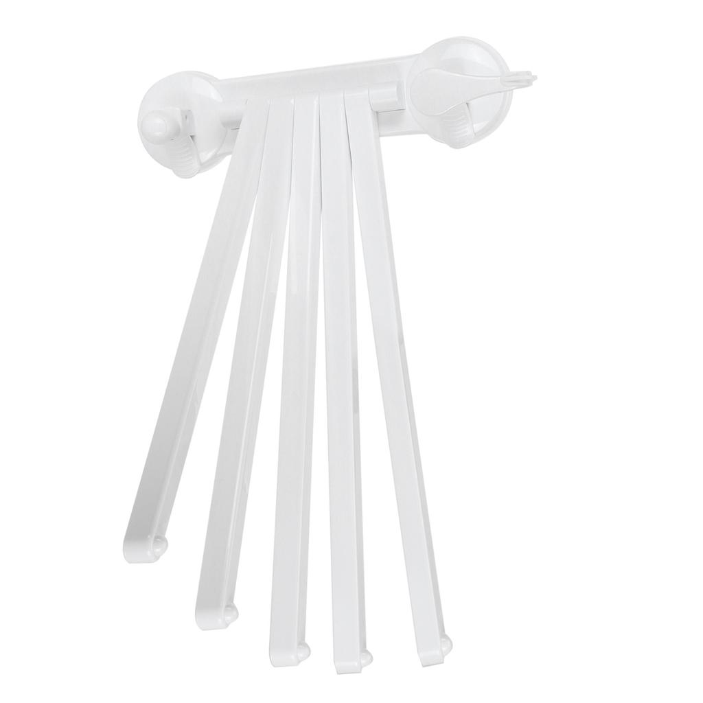 5 Arm Towel Holder Rotating Rack Wall Mounted Towel Hanger for Home Bathroom Kitchen