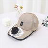 Sun Protection Baseball Cap with Fan Strong Wind Summer Fan Visor Cap Cooling Fishing Hats  Sport
