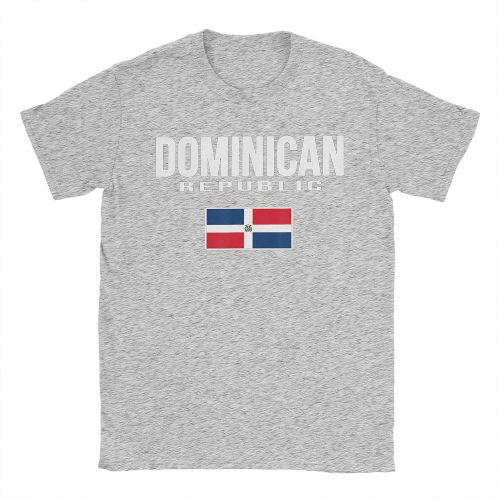 Vintage T Shirt Summer DR Dominican Republic Flag Republica Dominicana Souvenir TShirts for Unisex Plus Size Short Sleeve Tees