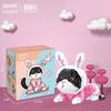 Cute Cartoon Cat Building Blocks Diamond Bricks Disguised Cat Model Educational Toys Kids Girl Gifts