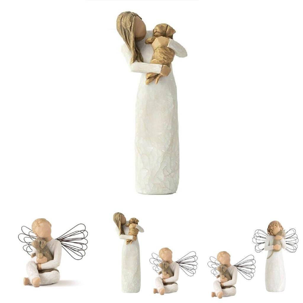 Романтическая фигурка влюбленных из смолы, декоративный элемент для дома с элегантным дизайном объятий