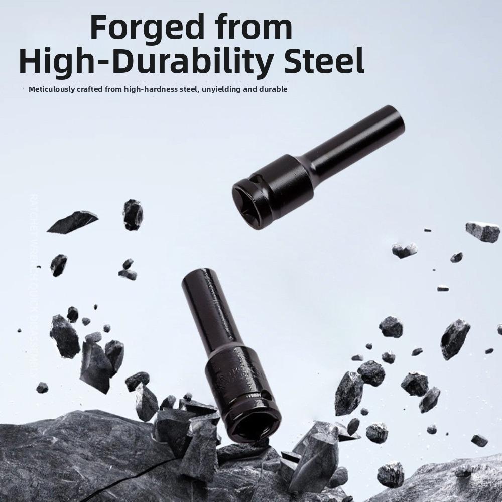 10Pcs 1/2 Inch Drive Deep Impact Socket Set Metric 8-24mm Deep Socket Set For Electric Wrench