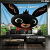 Bing Custom Name Wall Tapestry Aesthetic Wall Hanging Printed Fabric Blanket Decorative Tapestries for Bedroom Living Room Home Decor