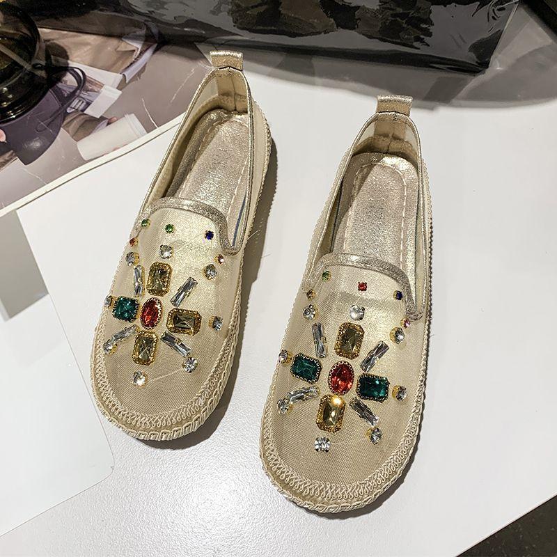 Baotou Half-drag Sandals Women's Outer Wear New Summer Fashion Mesh Breathable Roman Flat-bottomed Lady Slippers