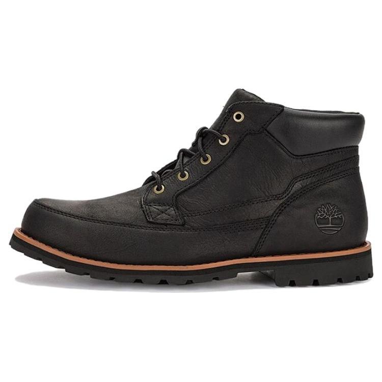 Timberland Мужские ботинки-чукка Attleboro Premium 'Черная полнозернистая кожа' A6581