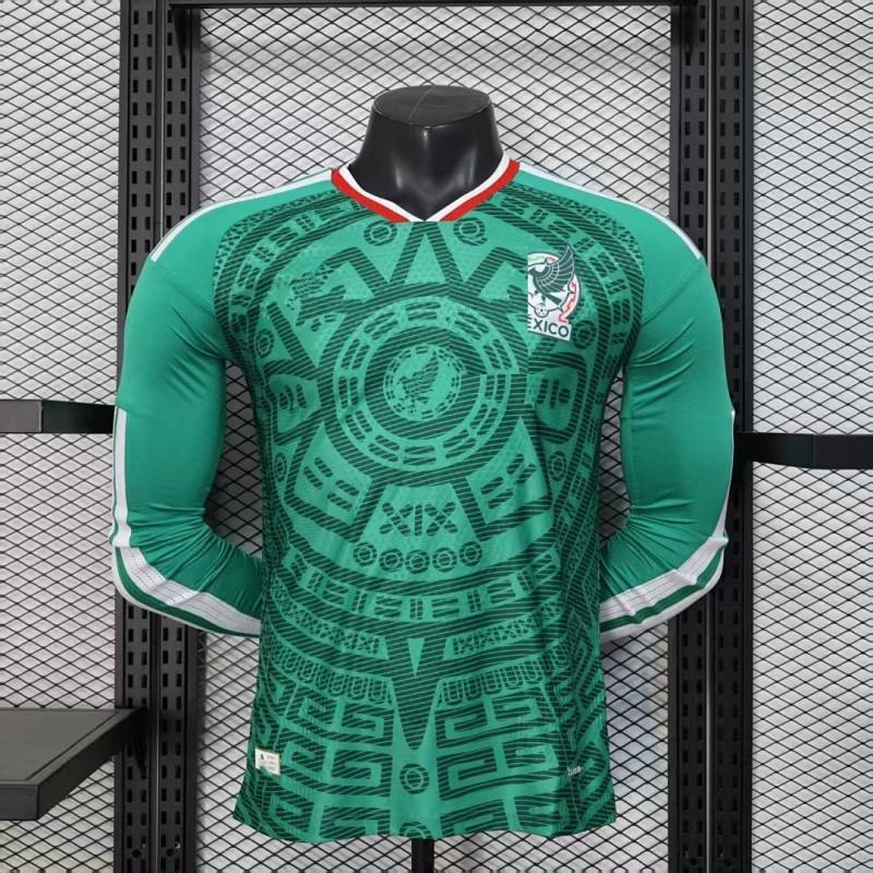 Long Sleeve Soccer Jerseys National Team Club Argentina Germany Belgium Mexico Barcelona Bayern Sports Training