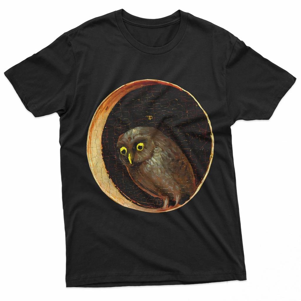 Unisex T-shirt Curious Owl Hieronymus Bosch Garden Of Earthly Delights T-Shirt
