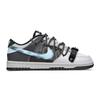 Nike Кроссовки Dunk Скользкие Устойчивые к истиранию Низкие Кеды для скейтборда Унисекс Синий Черный DD1391-100(Команда202-)