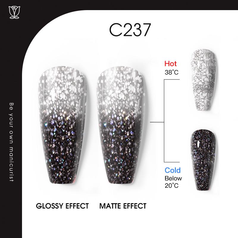 Клей для лака для ногтей с температурным эффектом, однотонный лак для ногтей, клей для лака с постепенным изменением цвета, клей для фототерапии, специальный маникюрный салон