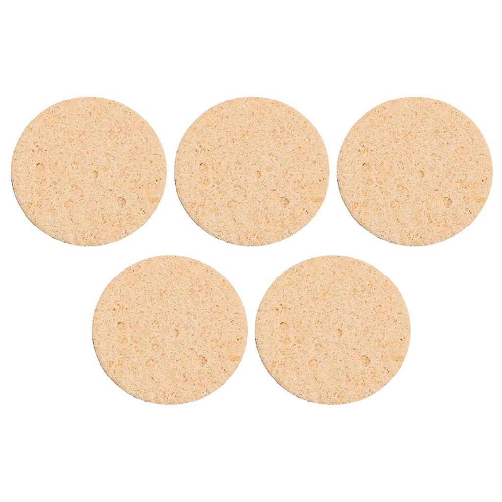 5 шт. губка для чистки головки электрического паяльника, высокая термостойкость, удаление олова, вспомогательный инструмент для сварки