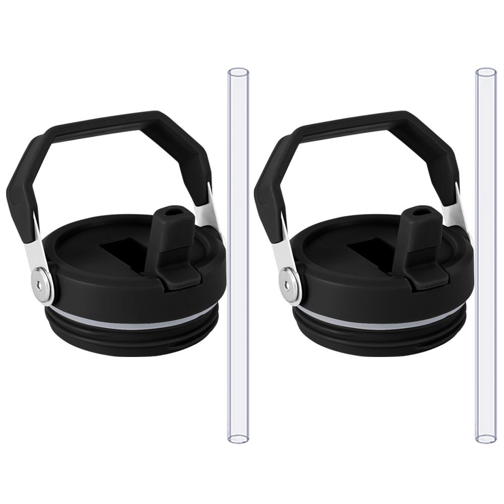 2-1 шт. Крышка-соломинка для тамблера с ручкой для стакана для воды Stanle y 20/30/40 унций, сменные крышки, откидная крышка для тамблера, аксессуары для кружки для воды