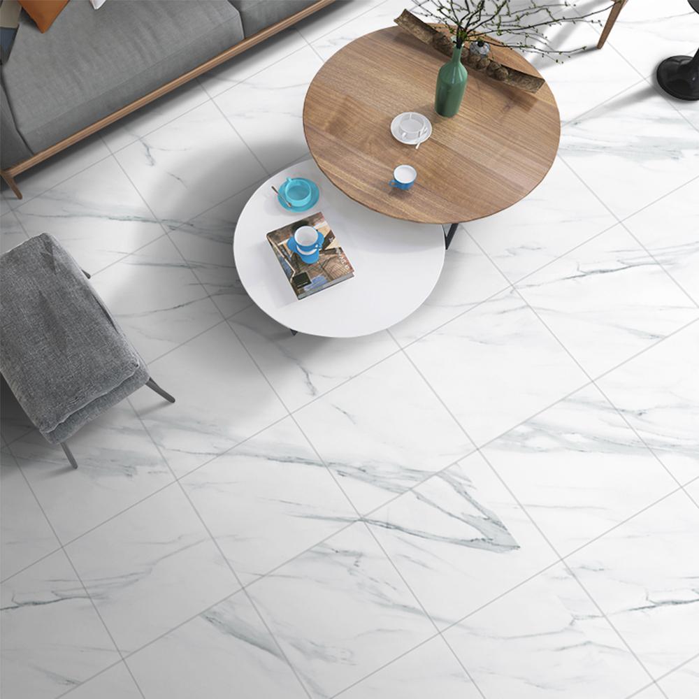 Серый, черный мрамор, напольная плитка из искусственной кожи, виниловые наклейки на пол, водонепроницаемая наклейка на пол для ванной комнаты, кухни, спальни, толщина 0,93 мм