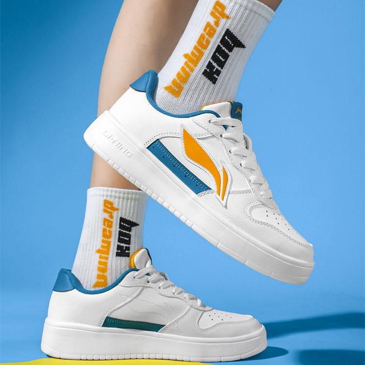 Li Ning Коллекция спортивной моды Текстиль, Синтетическая кожа Амортизация Устойчивость к истиранию Дышащие Низкие AGCQ455-5