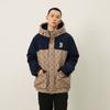 Новая коллекция MLB MONOGRAM Базовая куртка-пуховик Boston Red Sox FW24 Унисекс Светло-бежевая 3ADJM0846-43BGL