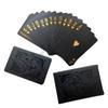 Black Gold A Deck Of Plastic Waterproof Playing Card Group Poker Suit Creative Magic Board Game Gathering Toy Entertainment Gift