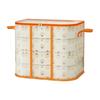 Dust-proof Folding Storage Baskets Transparent Clothes Storage Bins for Cupboard