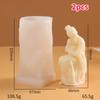 Домашнее рукоделие силиконовые формы для свечей для девочек DIY Rose Blindned Female Aromath Gpysum Home Decor Making Women Head Art Candle Mold