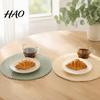 Decorative Round Lace Mats Insulated Placemat for Dining Table, Heat Resistant Paper Place Mat, Waterproof Oil Proof Non Table Slip Coaster