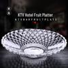 Youde 35cm Crystal Glass Snack & Fruit Serving Plate
