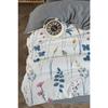 Sahara, Patterned Double Duvet Cover Set With Elastic Sheets, Reusable On Both Sides