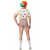 M-XL Funny Clown Costume Set Men Game Party Cosplay Performance